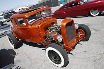Orange 1932 Ford, ford, hot rod, car, street rod HD wallpaper