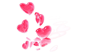 Background, Hearts HD wallpaper