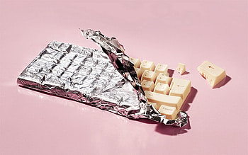 Chocolate, Food, Keyboard, Foil, Wrapper HD wallpaper