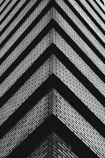 Building, Miscellanea, Miscellaneous, Bw, Chb, Facade, Brick Wall HD phone wallpaper