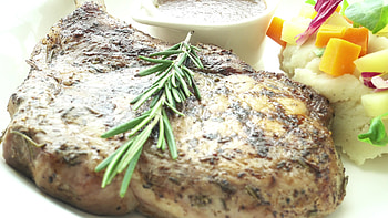 Steak, Rosemary (Herb) HD wallpaper