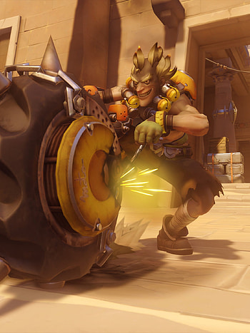 High-resolution , Junkrat's art, Gaming enthusiasts, Dynamic visuals HD phone wallpaper