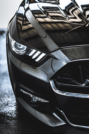 Sports, Cars, Wet, Car, Close-Up, Front View, Machine, Sports Car HD phone wallpaper
