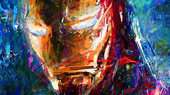 Iron Man Portrait, iron-man, artwork, superheroes, digital-art HD wallpaper