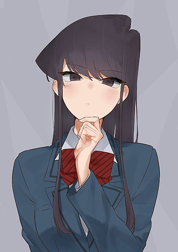 Komi shouko , Anime girl, Expressive eyes, Character development HD phone wallpaper