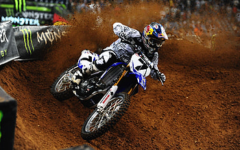 Smooth cornering, Motocross HD wallpaper