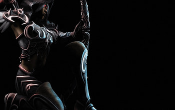 Fantasy - Archer Sylvanas Windrunner Beautiful Armor Dark Woman Warrior CGI Fantasy HD wallpaper