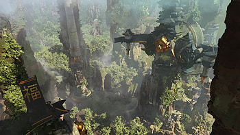 fantasy, temple HD wallpaper