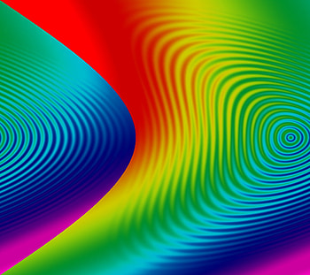 Abstract, colours, abstracts, rainbows, ripples HD wallpaper