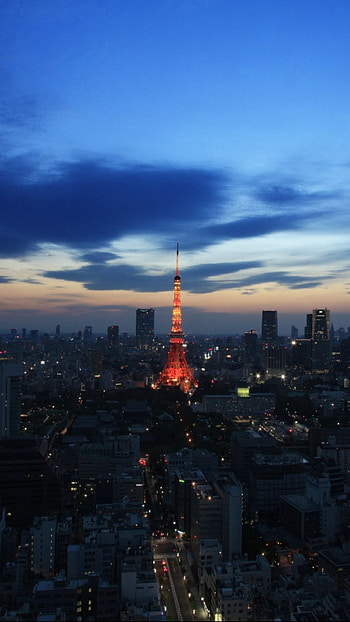 Tokyo Tower — Man-Made Night Beacon ( ), night, tower, Tokyo, man made, Tokyo Tower HD phone wallpaper