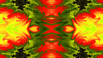Trippy Psychedelic Fractal, trippy, psychedelic, aesthetic, yellow, green, Abstract, fractal, abstract green HD wallpaper