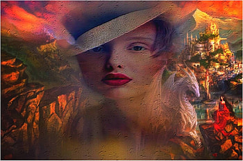 Retratos, pasion, color, fantasia, vista HD wallpaper