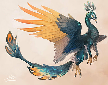 Fantasy bird, pasari, bird, fantasy, art, nil ali ciurana, peacock HD wallpaper