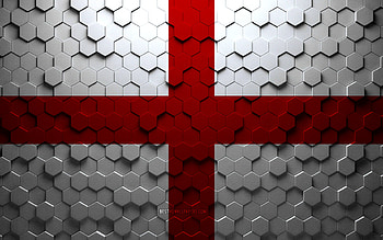 Flag of Bologna, honeycomb art, Bologna hexagons flag, Bologna, 3d hexagons art, Bologna flag HD wallpaper