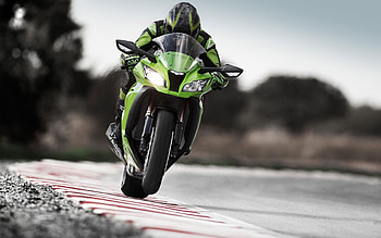 Kawasaki Ninja ZX10R, Motorcycle Racing HD wallpaper