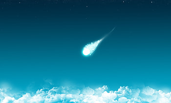 Abstract, Clouds, Minimalism, Comet HD wallpaper