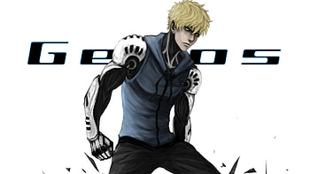 Angry Genos, One Punch Man , Intense battles, Strong emotions HD wallpaper
