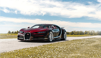 Luxury car, red, Bugatti Chiron HD wallpaper