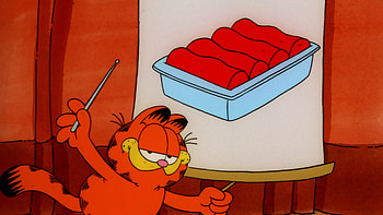 Garfield and Friends, Stand-up mouse, Happy Garfield Day, 1994 HD wallpaper