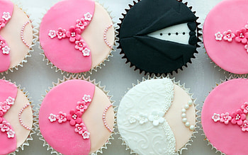 Cupcakes, cupcake, food, sweets, art HD wallpaper
