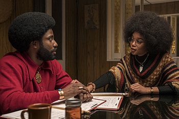 Laura Harrier, John David Washington, movie, BlacKkKlansman HD wallpaper