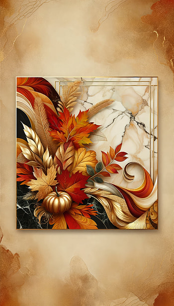 Autumn Elegance – Fall Colors Design, Autumn, leaf, pumpkin, christmas ornaments HD phone wallpaper