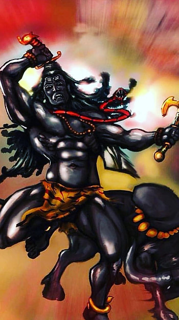 Mahakal Live, Mahakal, Painting HD phone wallpaper