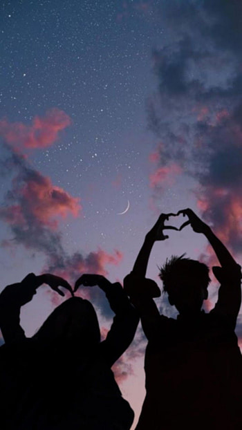 Boy and girl, aesthetic, love, night, graphy HD phone wallpaper