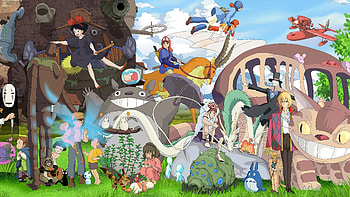 Hayao Miyazaki, Anime masterpieces, Kiki's Delivery Service, Ghibli magic HD wallpaper