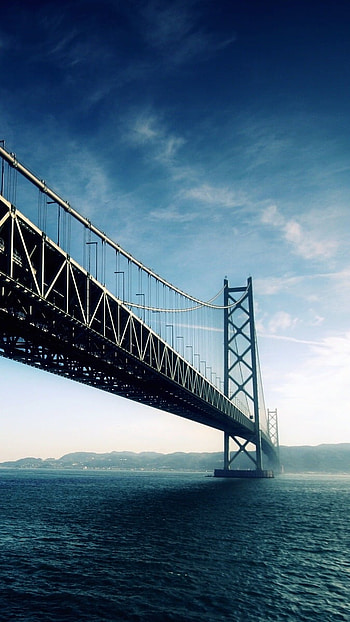 4 k, Sea Bridge HD phone wallpaper