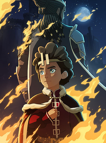 The Dragon Prince, Season 3 key art, Epic fantasy, Prince's journey HD phone wallpaper