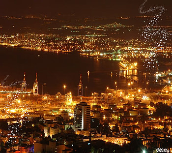 Night lights Beauty, city, lights, night sky, beauty HD wallpaper