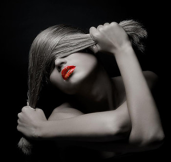 Lady, abstract HD wallpaper