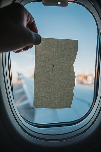 Words, Hand, Window, Inscription, Porthole, Paper HD phone wallpaper