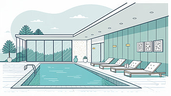 Tranquil Spa Retreat: A Ultra Experience, spa, pool, Modern Architecture, interior design HD wallpaper