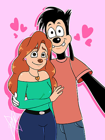 Max Goof, Roxanne couple, Krisetya Pet HD phone wallpaper