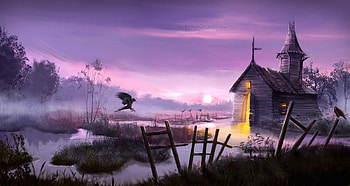 Magical Church , church, artist, artwork, digital-art, deviantart HD wallpaper