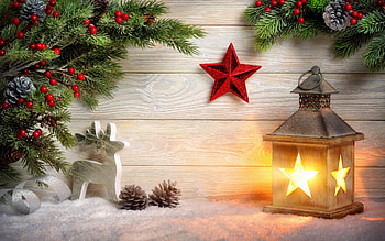 Merry Christmas!, Star, Lantern, Wood, Card, Decoration HD wallpaper
