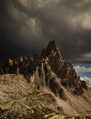 Nature, Stones, Clouds, Rocks, Vertex, Tops, Slope HD phone wallpaper