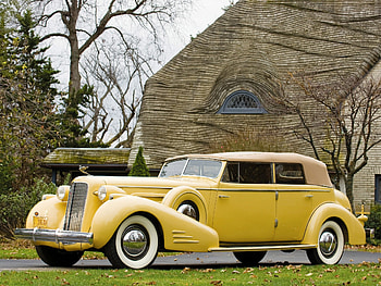 Cadillac Retro 1935, 1935, Cadillac, car, Retro HD wallpaper