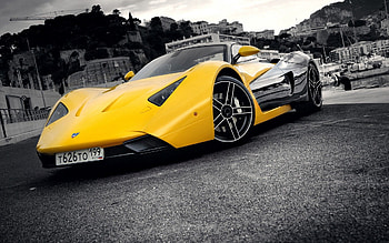 Cars, City, Grey, Front Bumper, Marussia HD wallpaper
