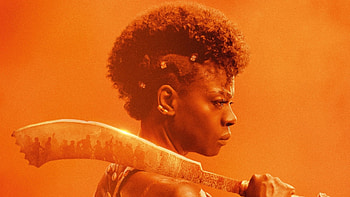 Viola Davis, Hero Fiennes Tiffin, Lashana Lynch, John Boyega, Thuso Mbedu, Jayme Lawson, Sheila Atim The Woman King HD wallpaper