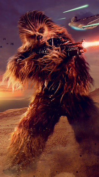 Chewie, Chewbacca in Solo, Sony Xperia HD phone wallpaper