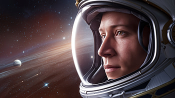 Exploring the Cosmos: A Space, space, astronaut, helmet, cosmos, portrait HD wallpaper