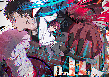 Dandadan: Momo & Ken Anime Action, Anime, Dandadan, Momo Ayase, Ken Takakura HD wallpaper