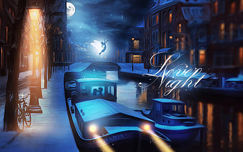 Lovely Night Digital Art, lovely, night, artist, digital-art HD wallpaper