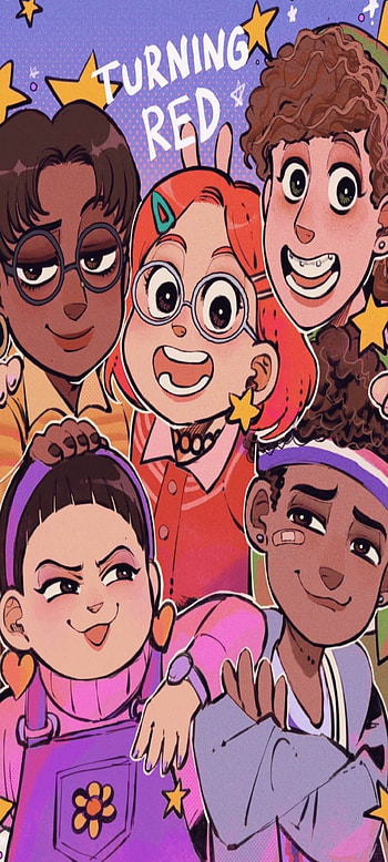 Red disney, mei, animada, art, pelicula, animacion HD phone wallpaper