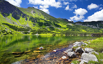 Poland, Mountains, , Mountain, Lake, Landscape HD wallpaper