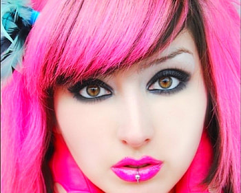 Pretty face, face, pink, model, woman HD wallpaper