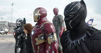 Captain America Civil War Super Heroes, war-machine, iron-man, vision, black-widow, black-panther, captain-america-civil-war HD wallpaper